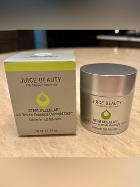 Juice Beauty Stem Cellular Anti-Wrinkle Overnight Face Cream 1.7oz Full Size NIB